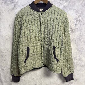 True Vintage JC Penney Towncraft Quilted Thermal Jacket 60s 70s Large